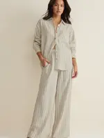 Z Supply Alfie Striped Button Up Top