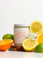 poured goods Citrus Spritz Candle: 8 oz Soy Wax Hand-Poured Candle