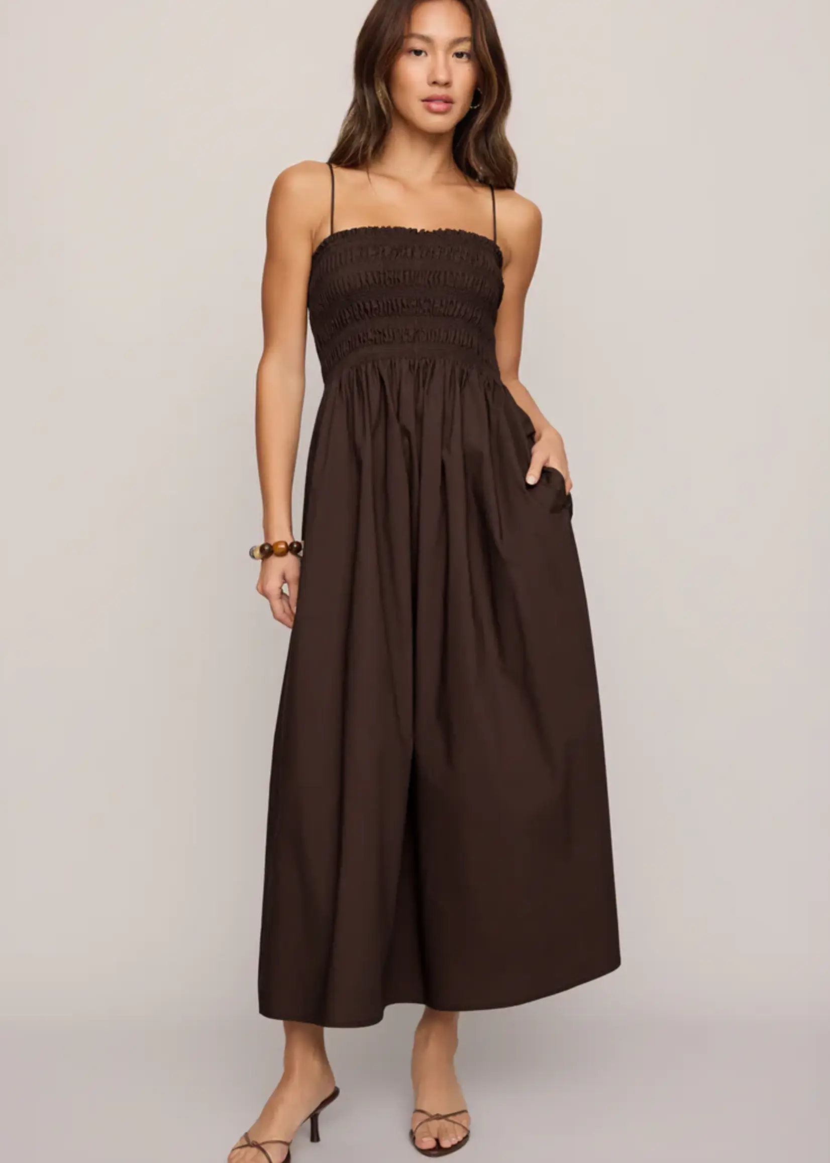 Z Supply Cornelia Poplin Midi Dress