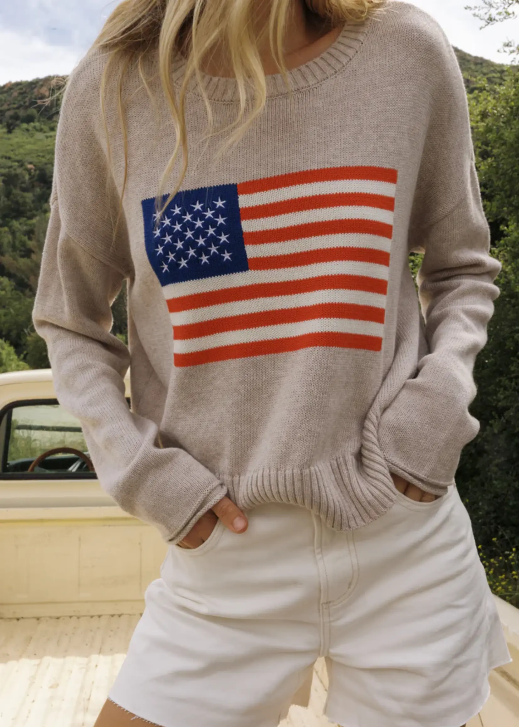 Z Supply Sienna Patriot Sweater