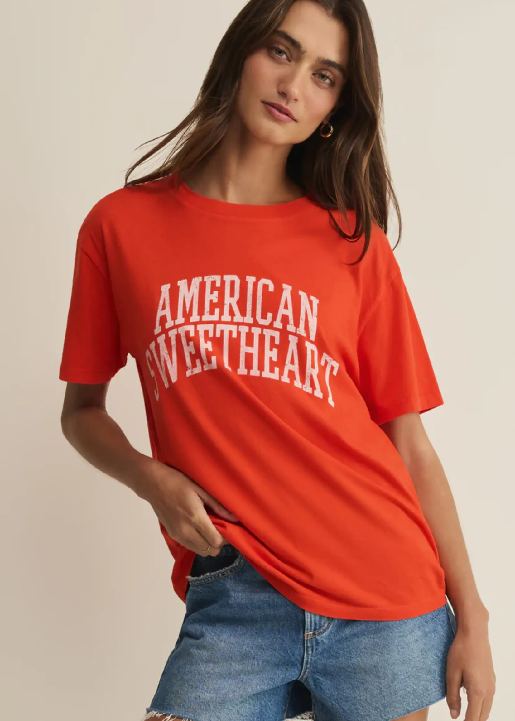 Z Supply Sweetheart Boyfriend Tee