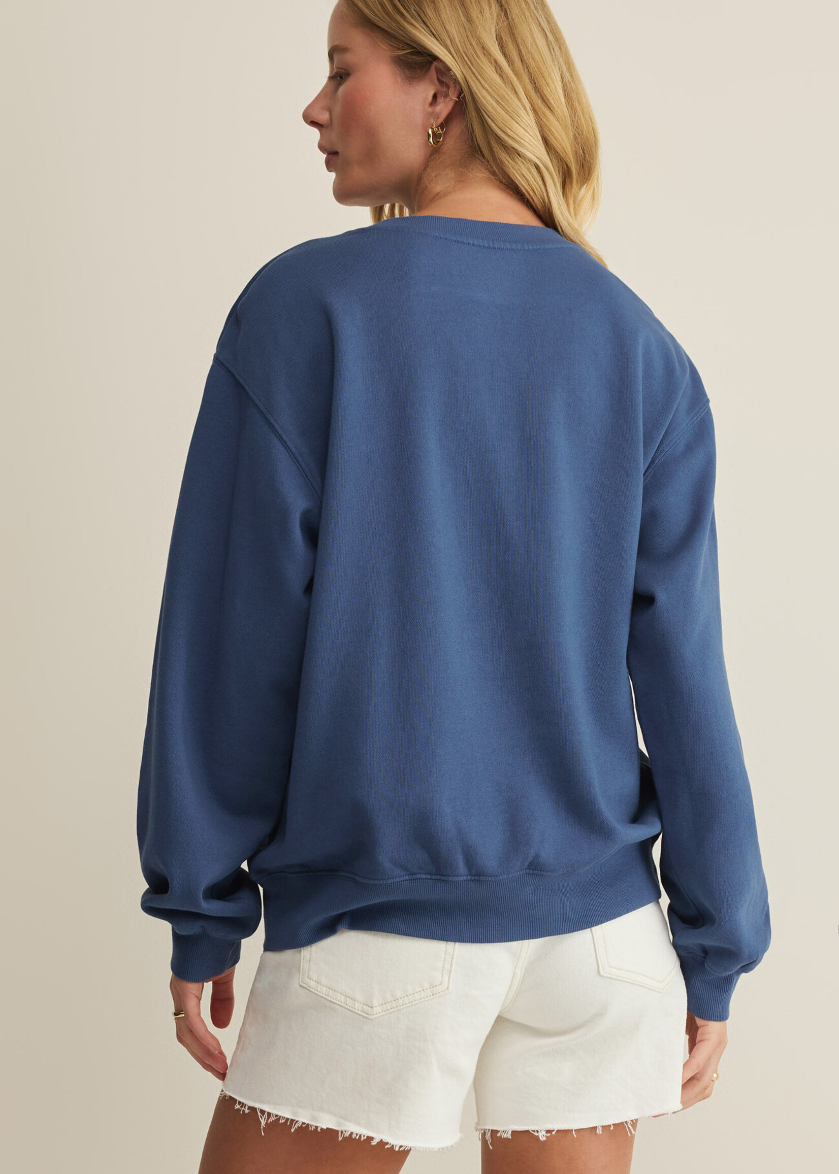 Z Supply Americana Boyfriend Sweatshirt