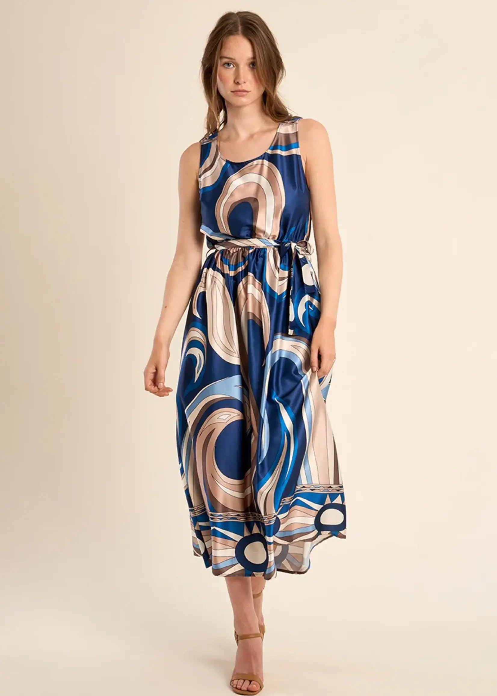 Long Printed Dress