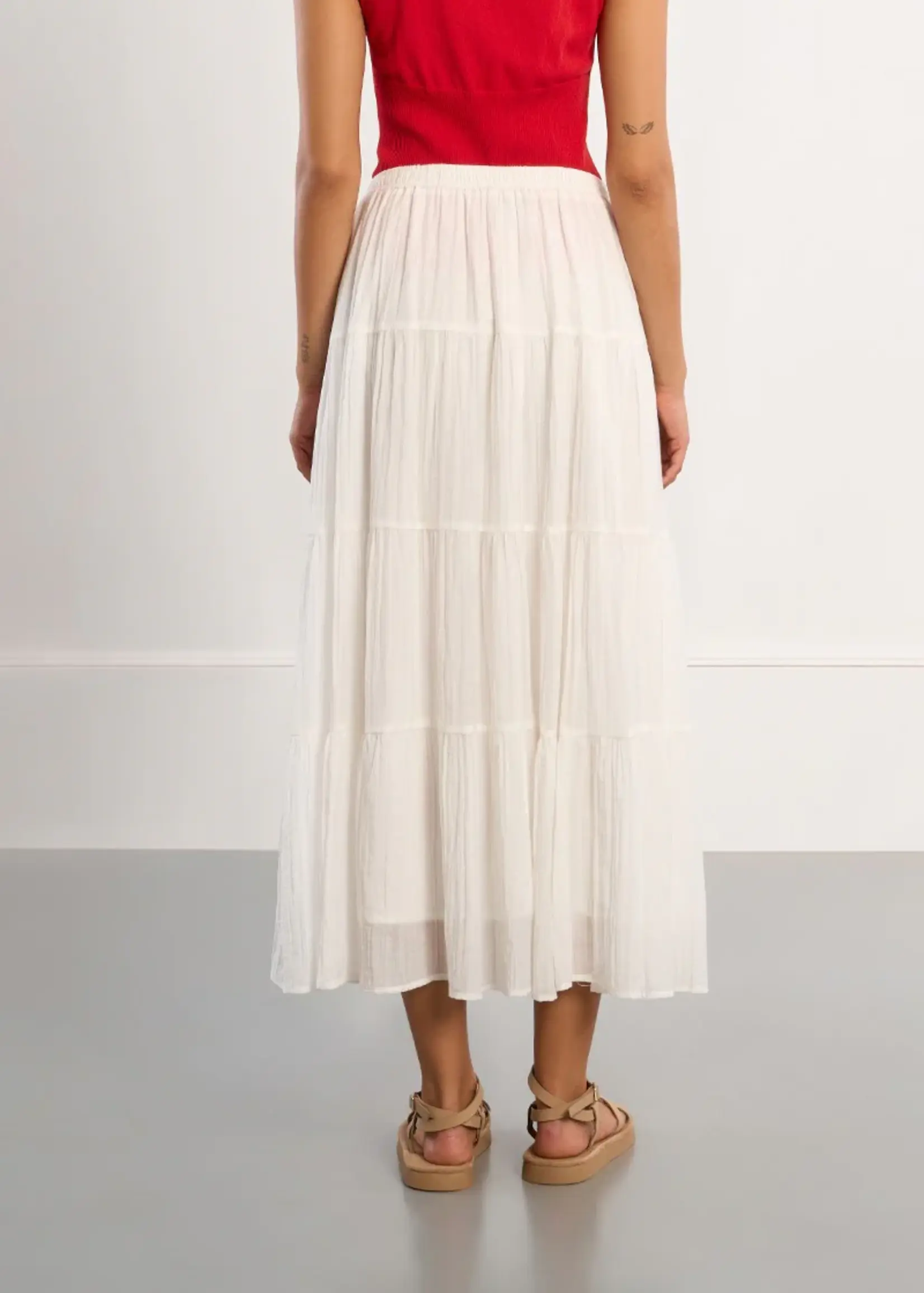Ruffle Maxi Skirt