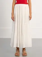Ruffle Maxi Skirt