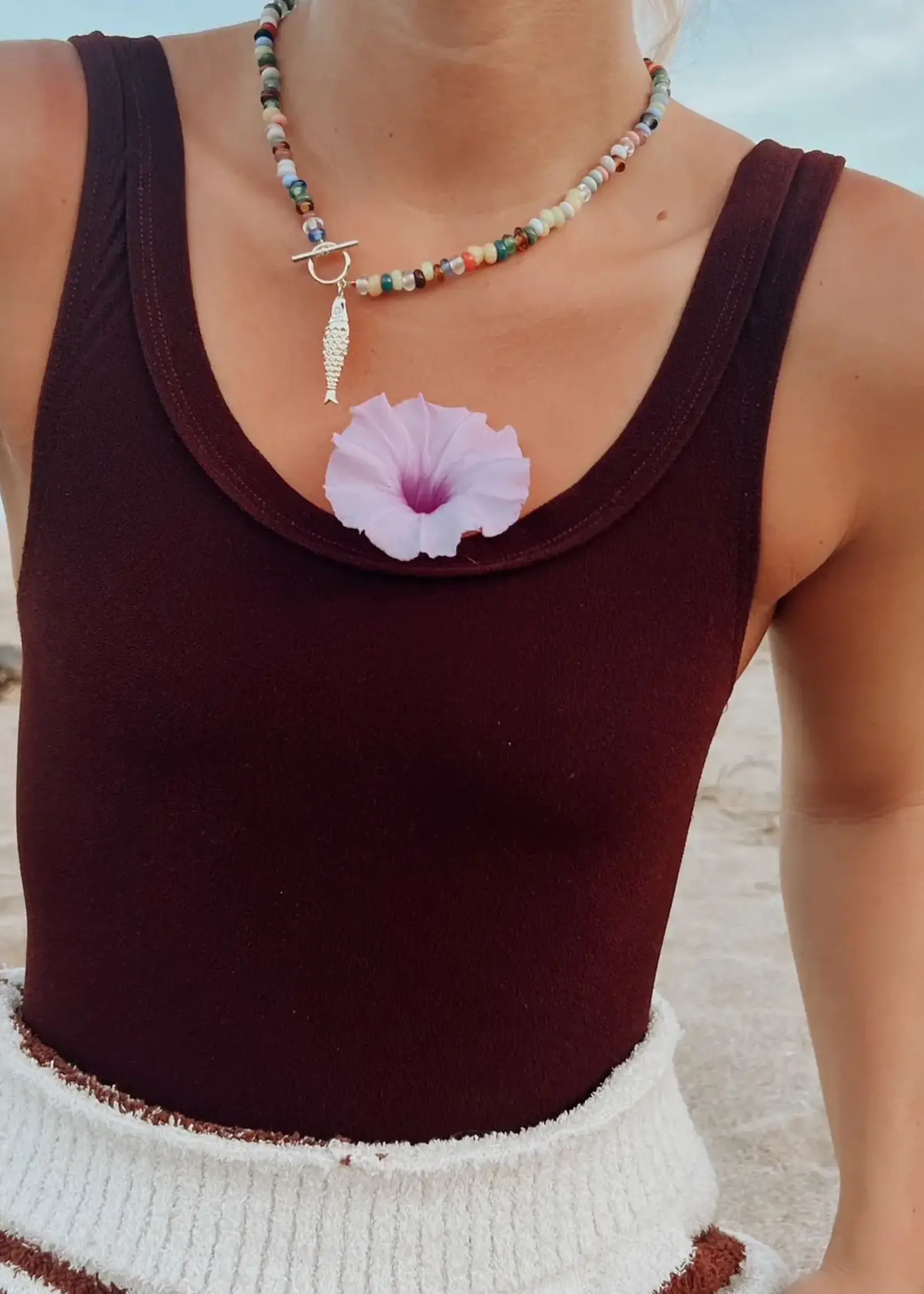 driftaway jewelry Sausalito Recycled Glass Necklace