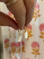 driftaway jewelry Mother of Pearl Huggie Earrings