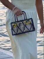 Samira Bag Navy Lemons