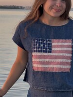 Flag Sleeve Top