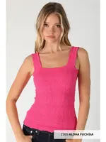 NIKIBIKI Lace Textured Square Top