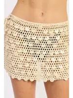 Emory Park Shell Trim Crochet Skirt