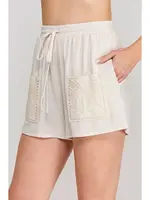 Allie Rose Front Tie Pocket Shorts