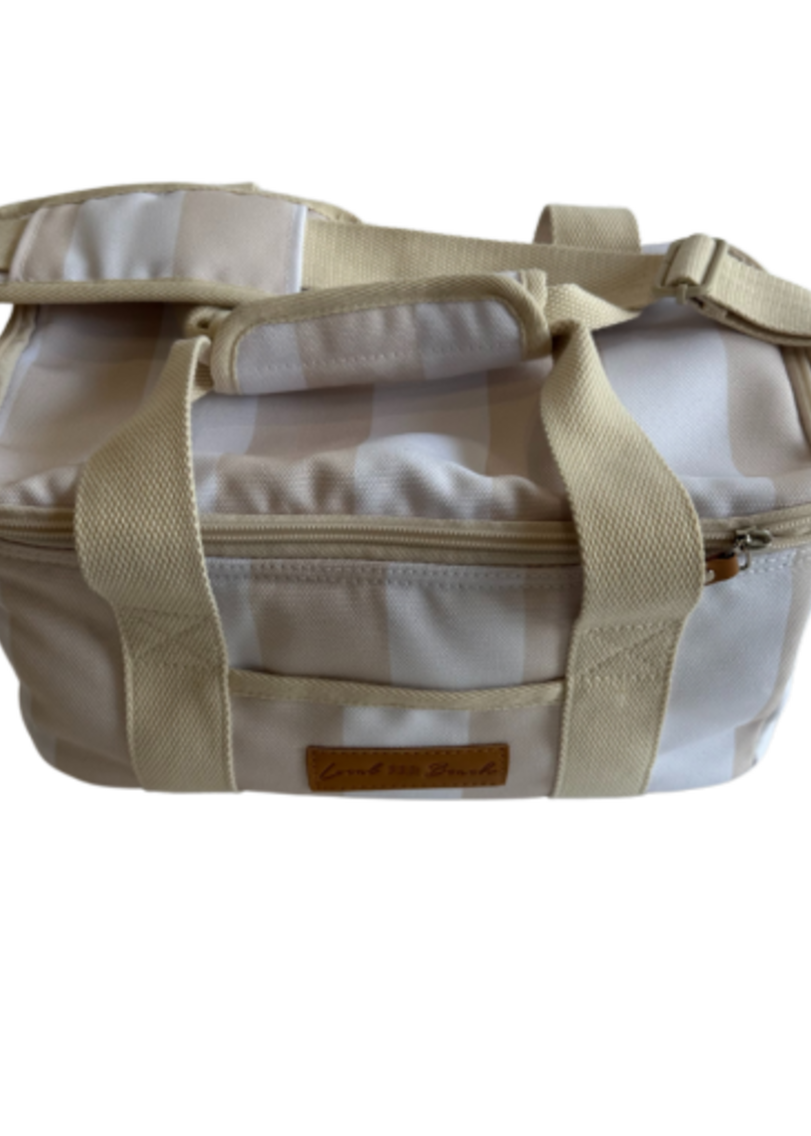 Local Beach Thick Stripe Mini Cooler