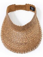Local Beach Playa Crochet Straw Visor
