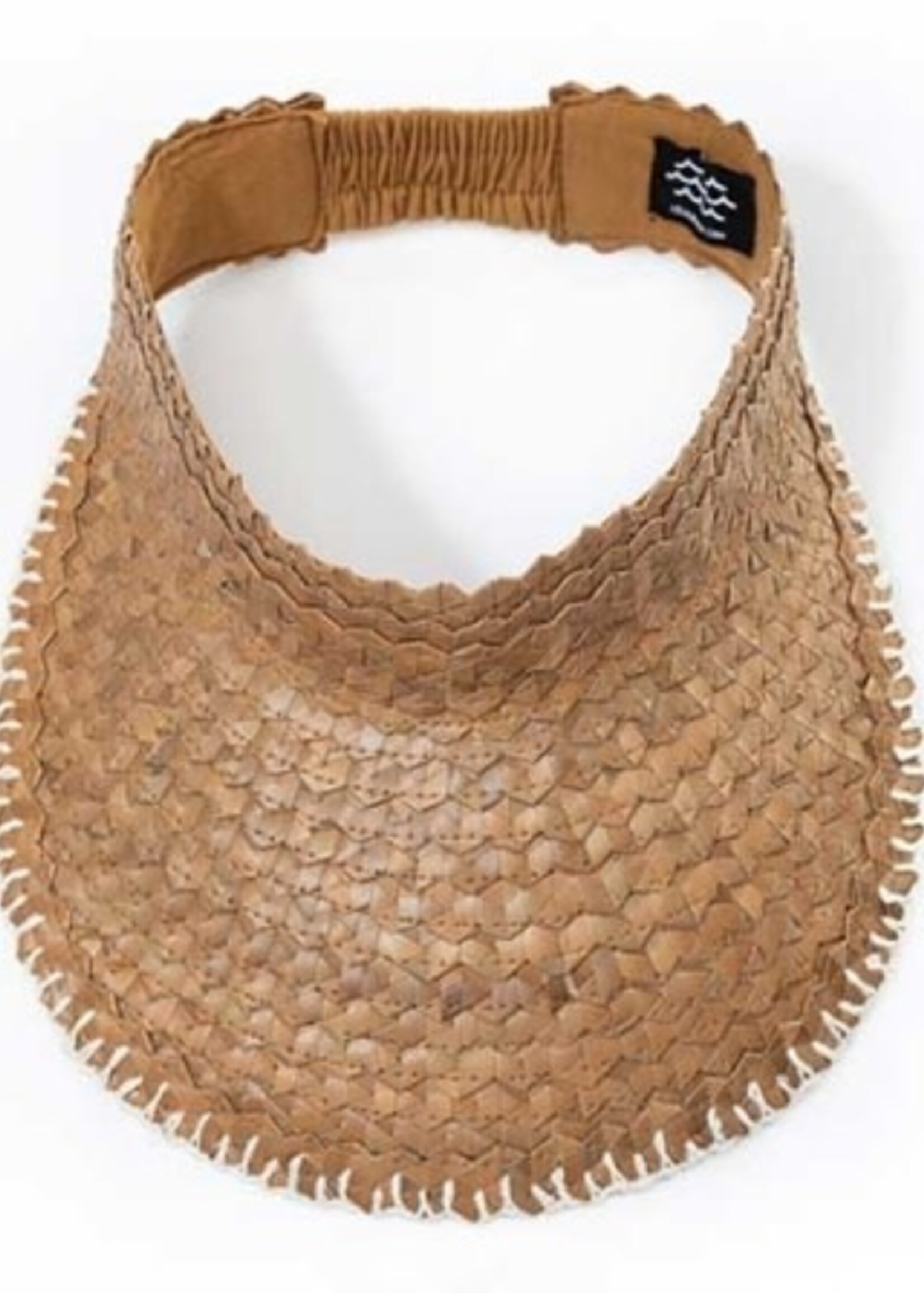 Local Beach Playa Crochet Straw Visor
