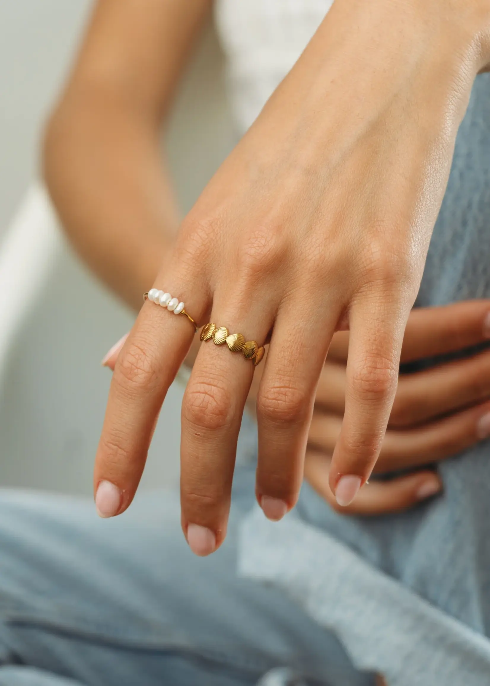 Salty Cali Shell Ring