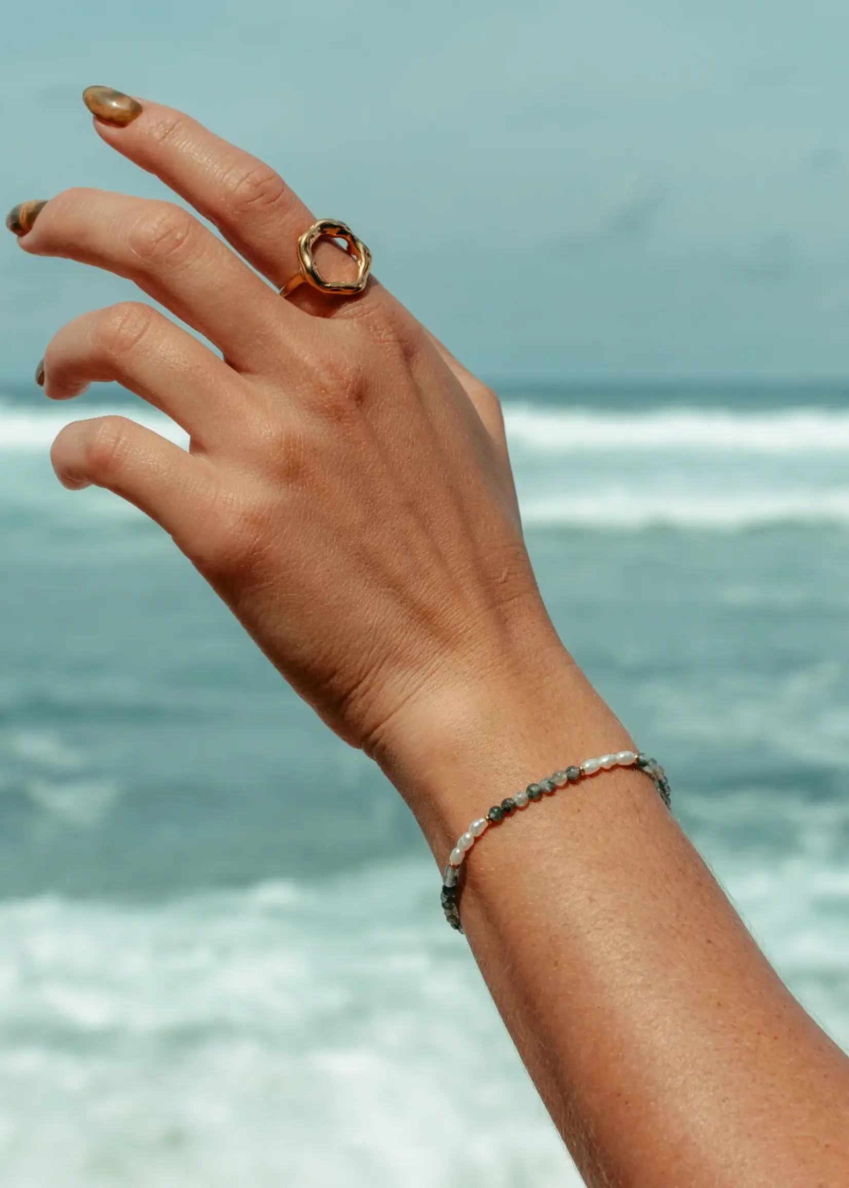 Salty Cali Luna Ring Gold
