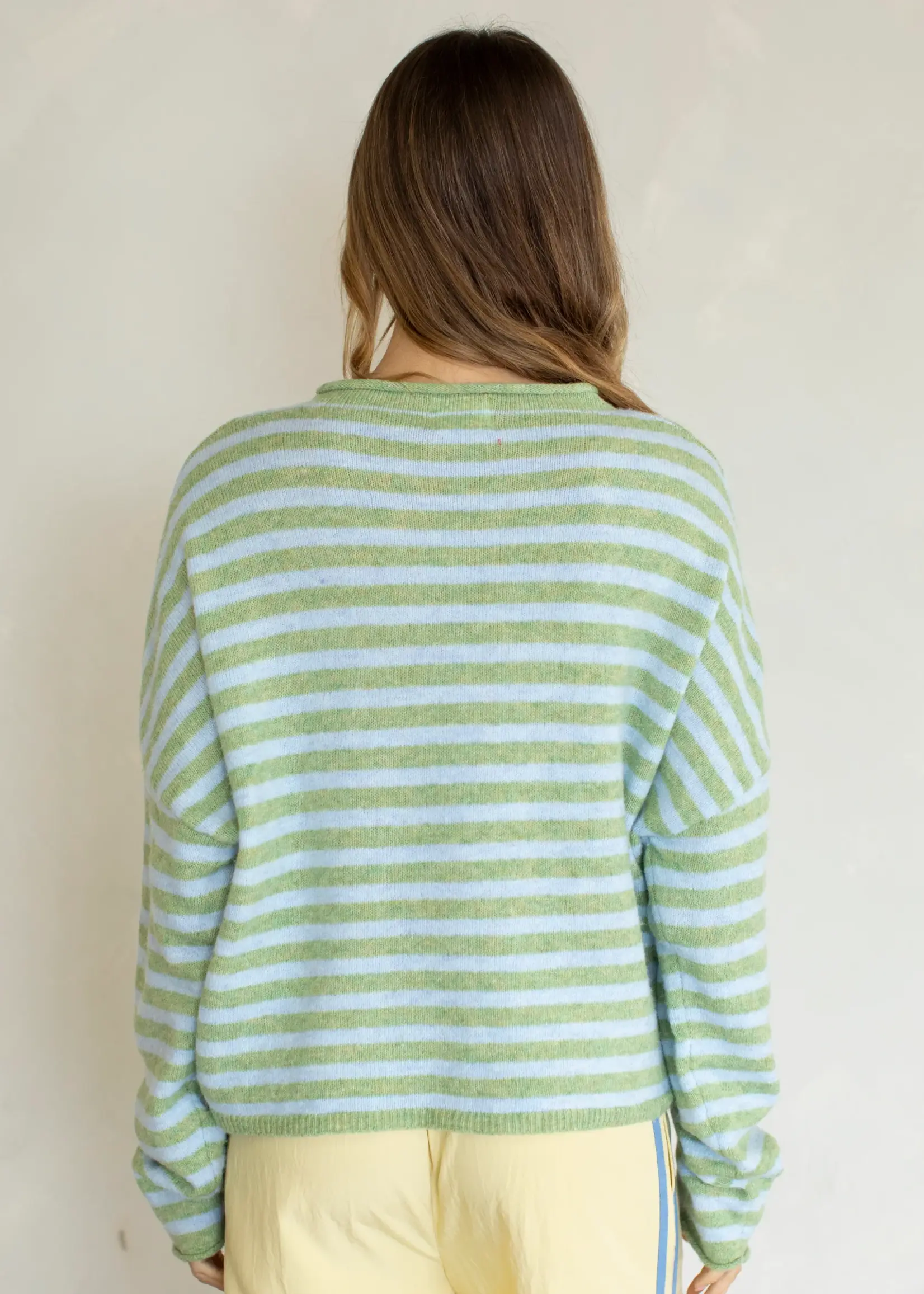 Things Between Stripped Button Down Cardi