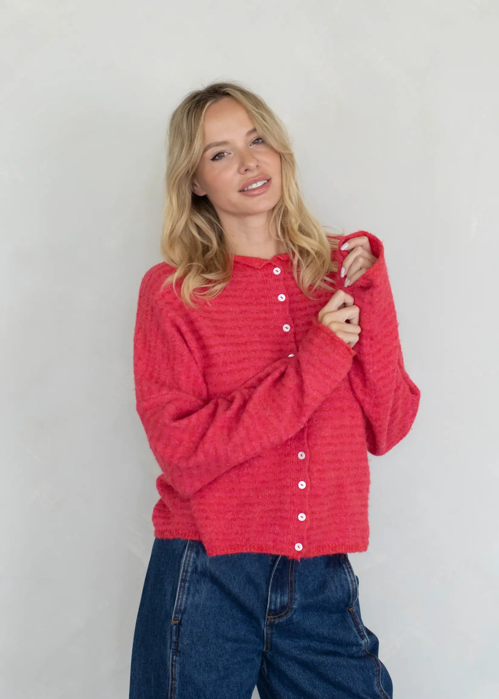 Things Between Piper Cardigan - Mini Stripe