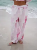 Sunkissed Coconut Quilted Jogger