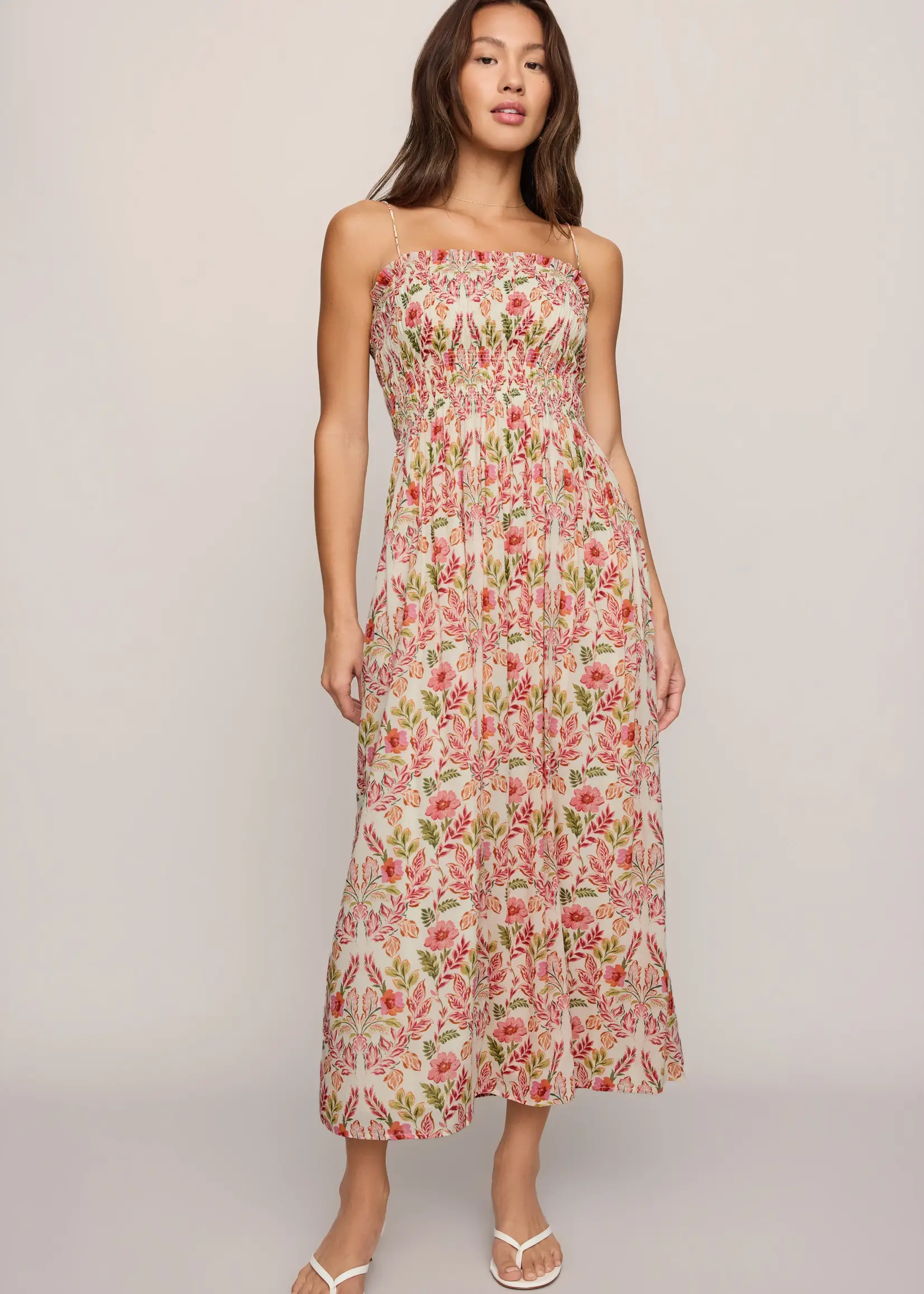 Z Supply Cornelia Ami Floral Midi Dress