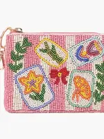 Mahjong Blooms & Bows Coin Pouch