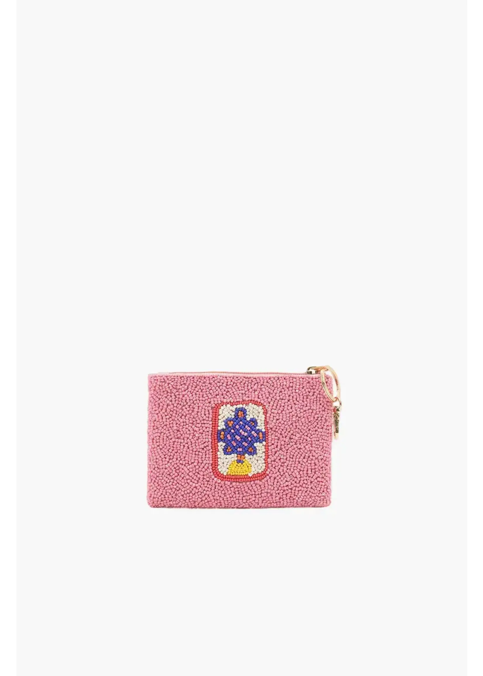 Mahjong Blooms Coin Pouch