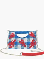 Coastal Claw Beaded Clutch