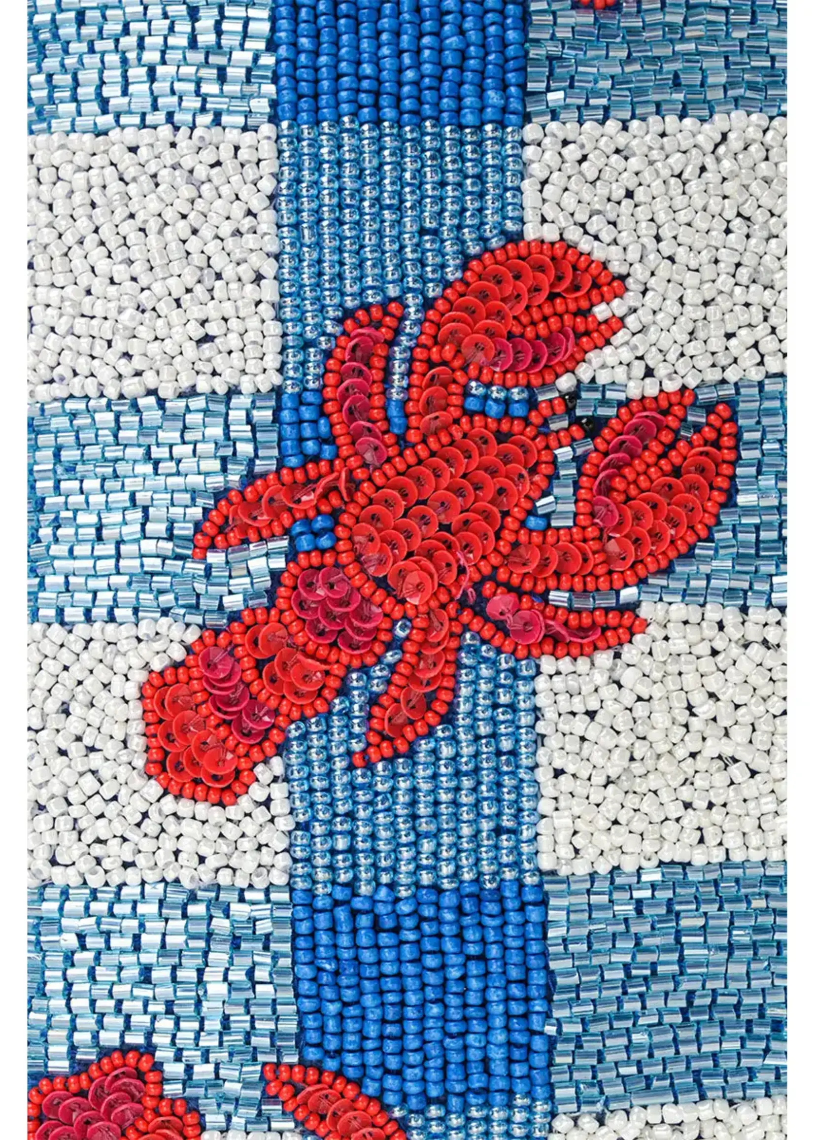 Coastal Claw Beaded Clutch