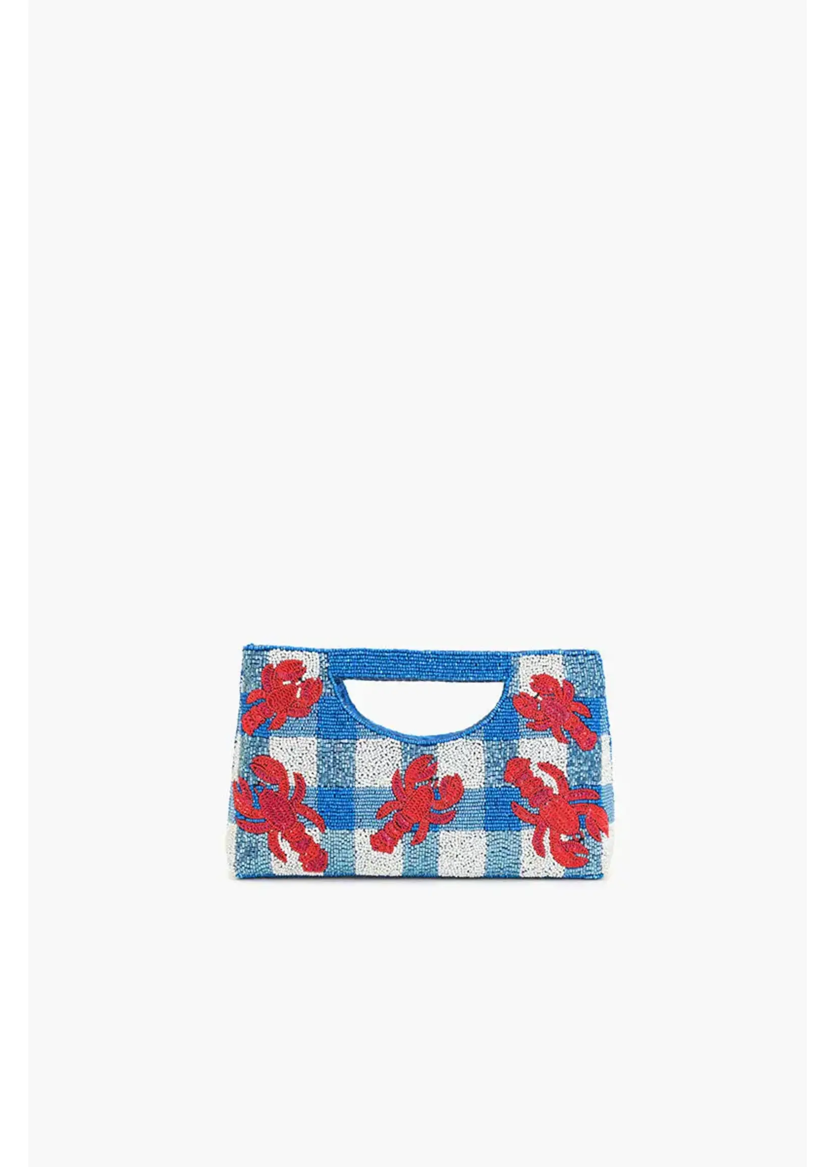Coastal Claw Beaded Clutch
