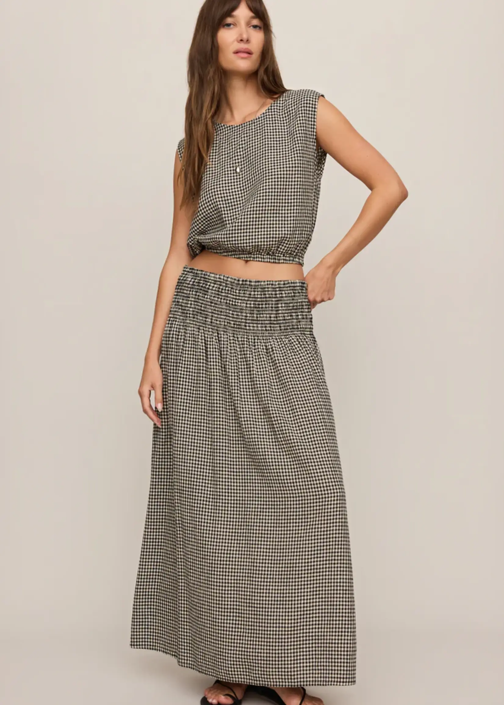 Z Supply Brooke Gingham Skirt