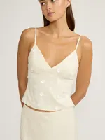 Khai V Neck Top