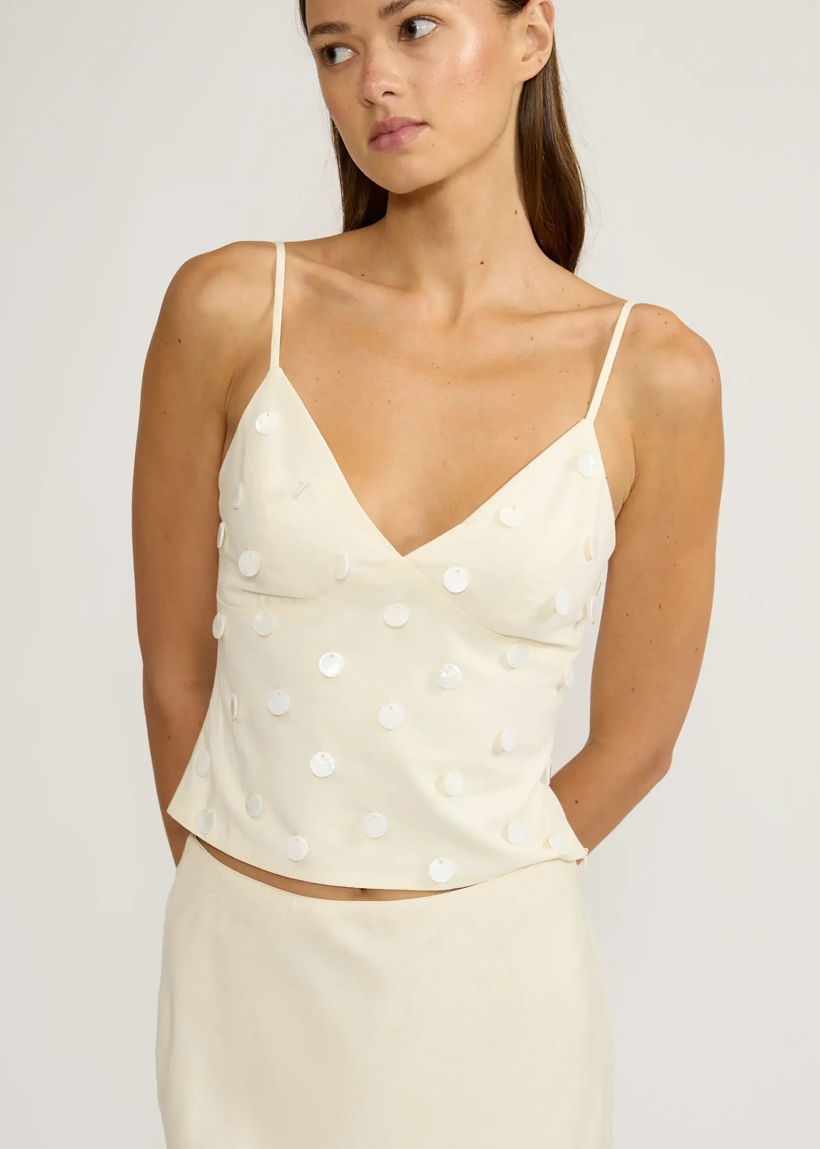 Khai V Neck Top