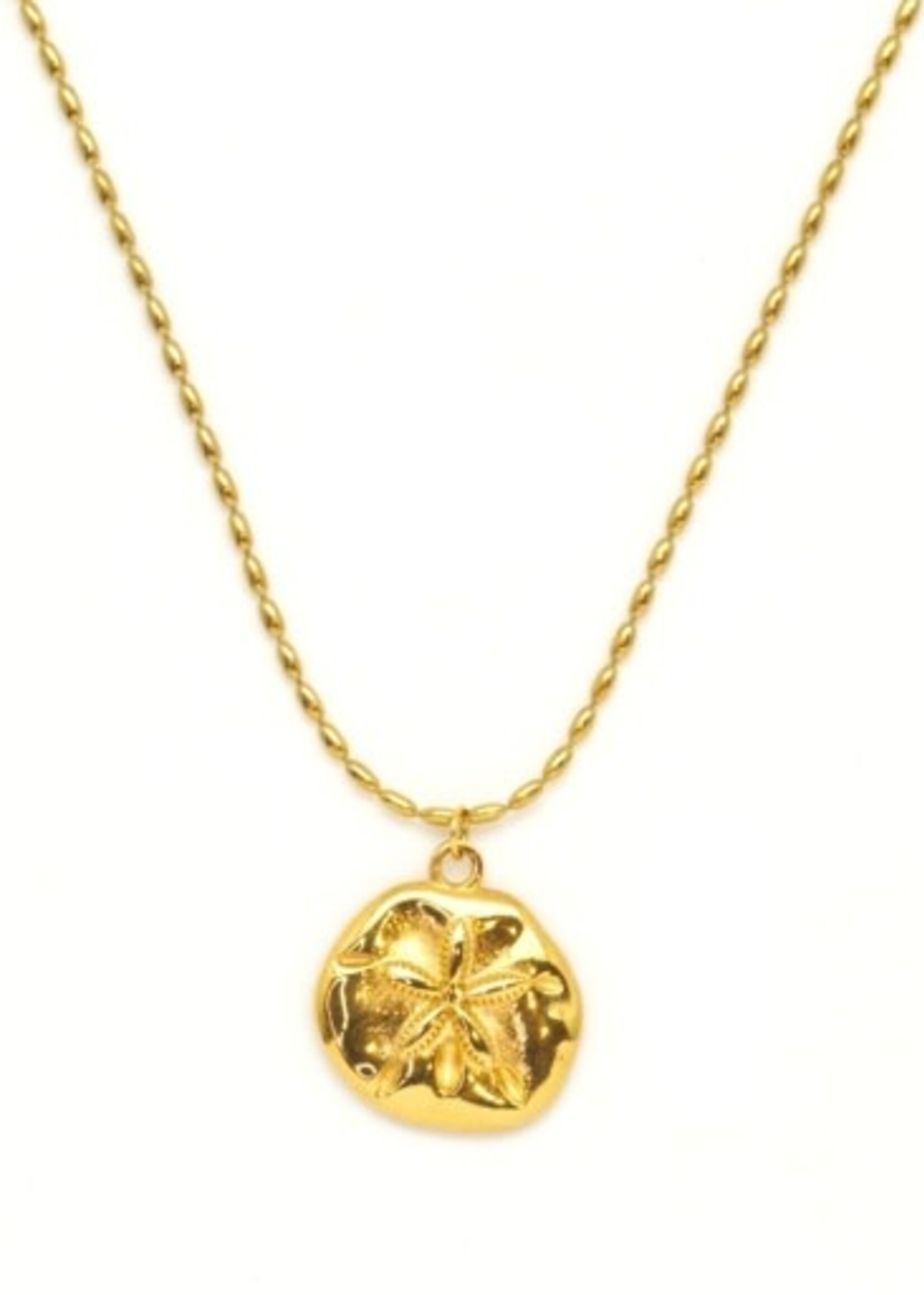 Salty Cali Sand Dollar Necklace