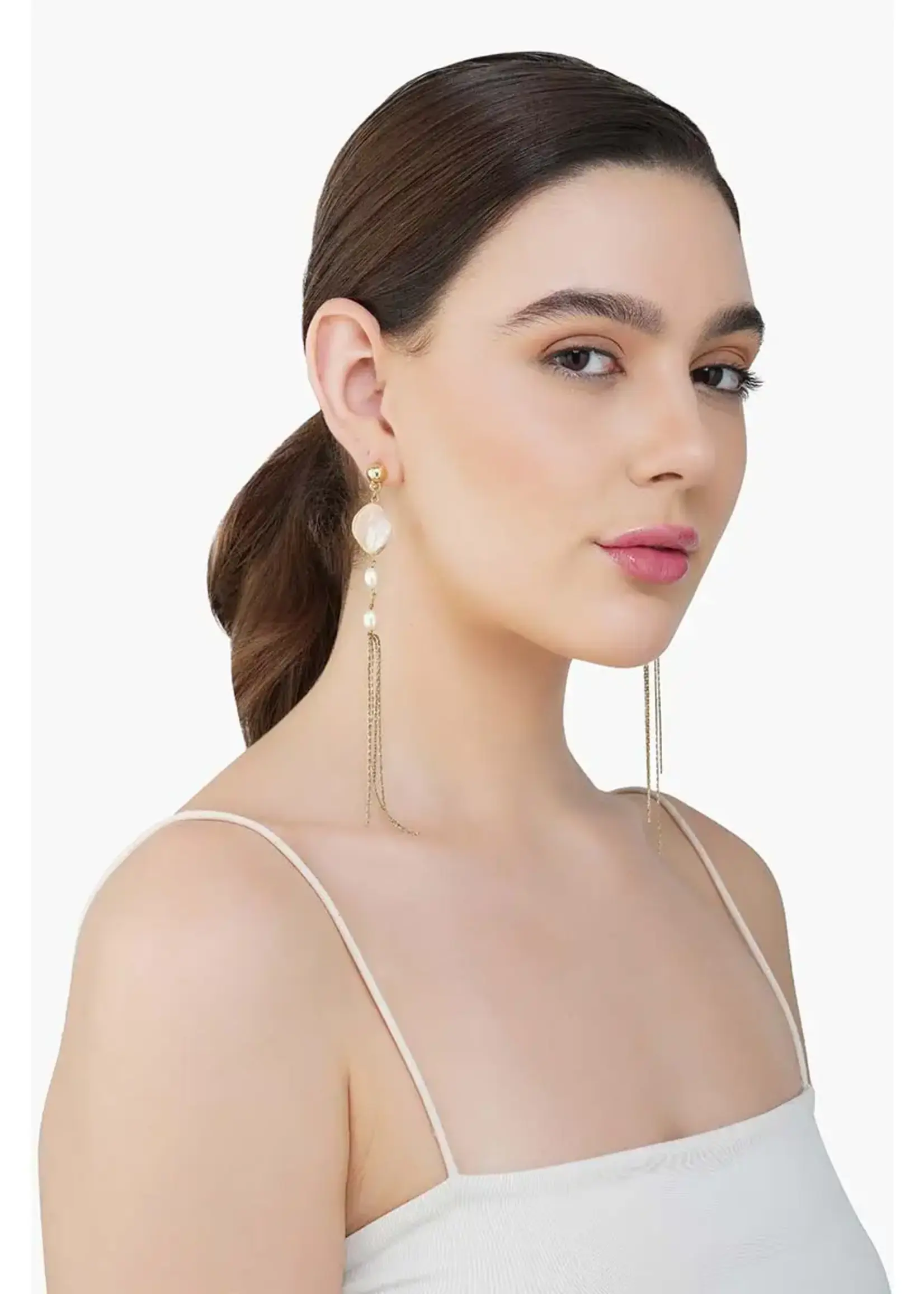 Beachy Chain Drops Earrings