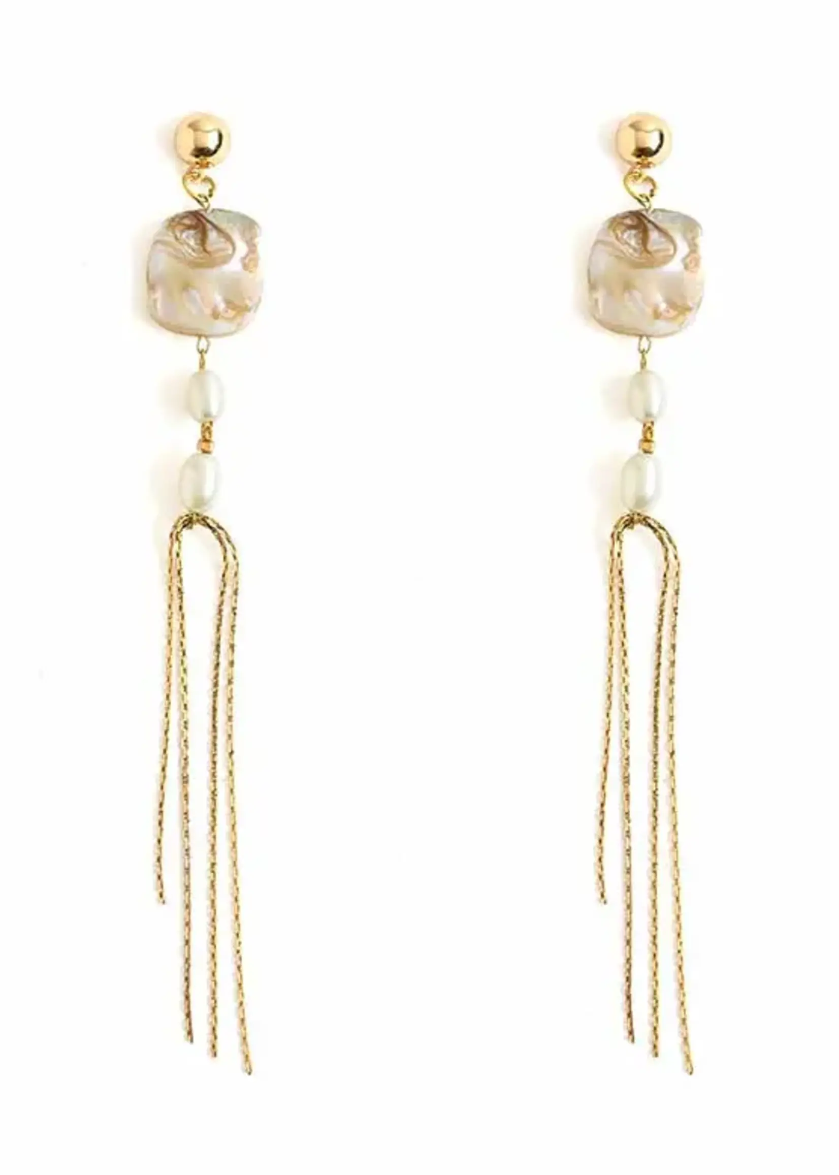 Beachy Chain Drops Earrings