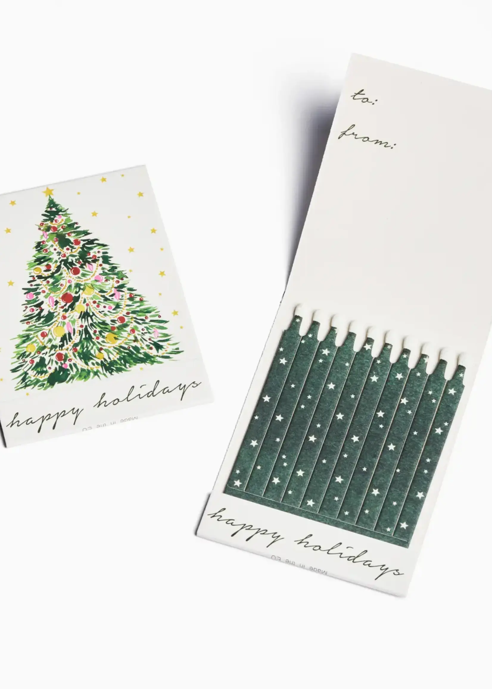 Christmas Tree Match Card® | Candle Matches
