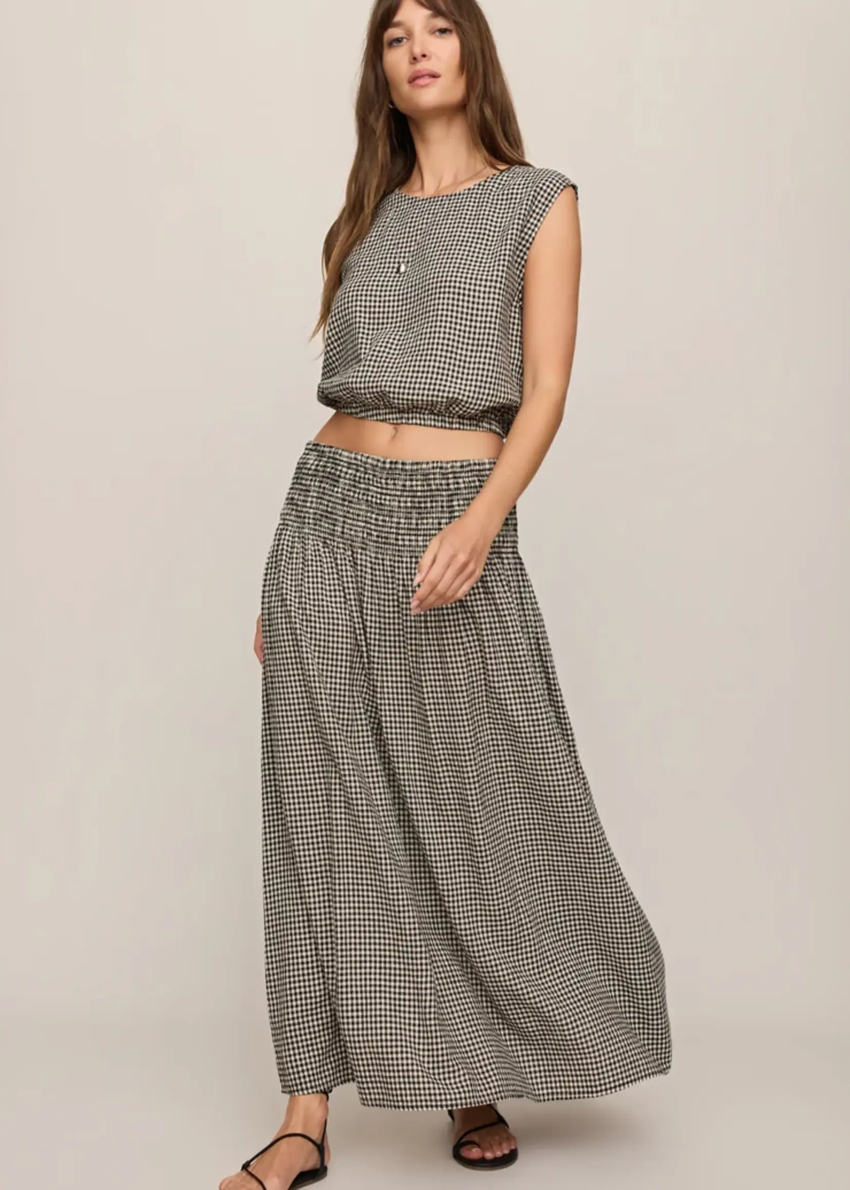 Z Supply Brooke Gingham Skirt