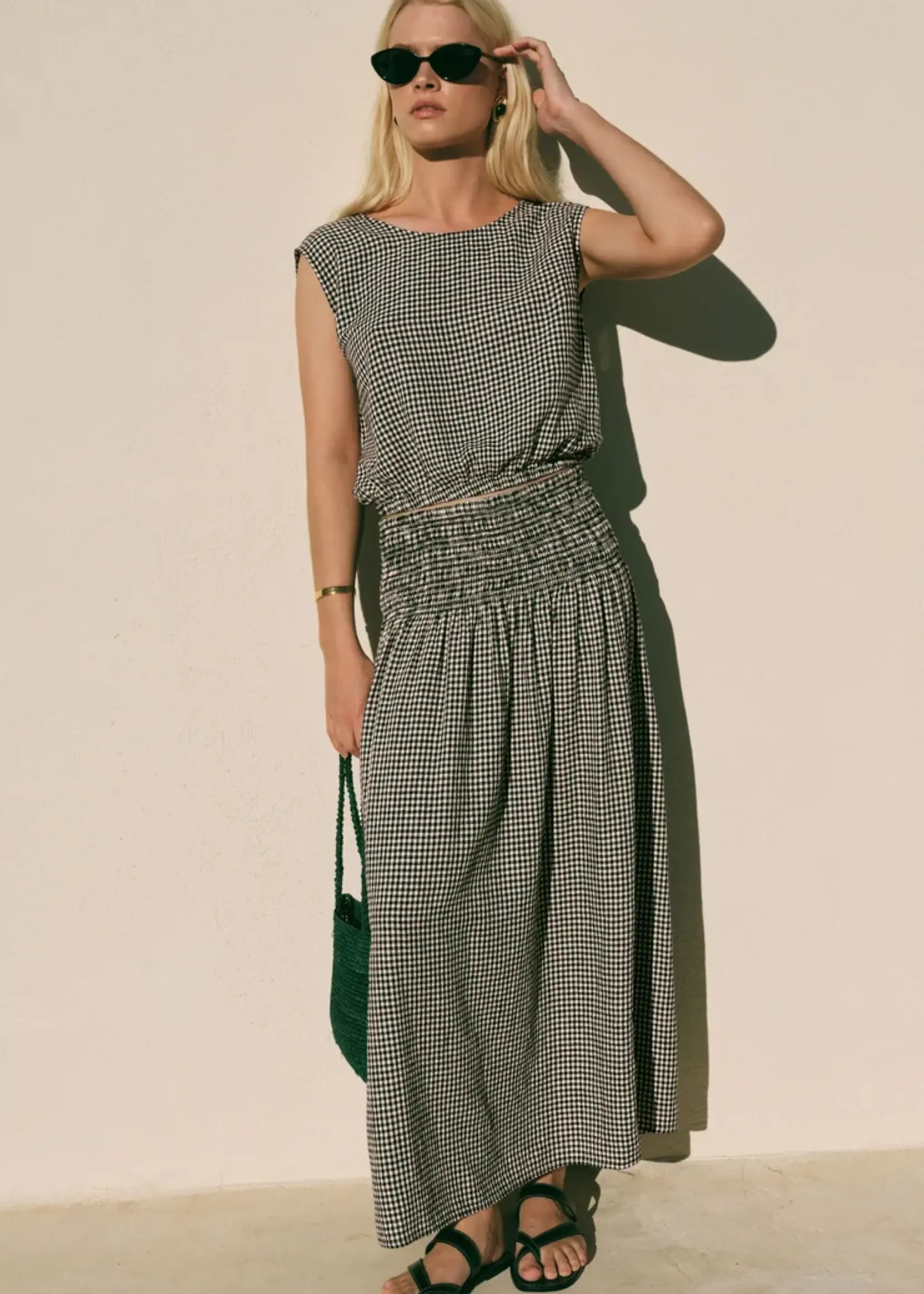 Z Supply Brooke Gingham Skirt