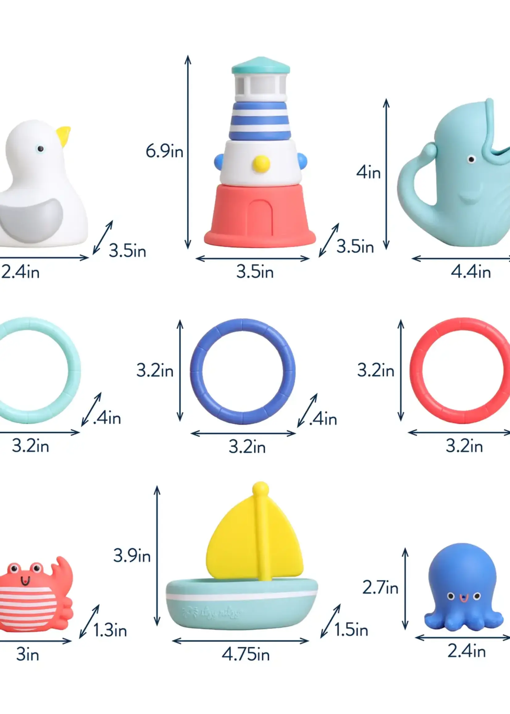 Seaside Splash Gift Set™ Bath + Water Toy