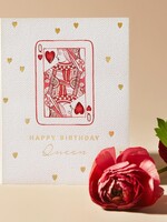 Queen of Hearts Birthday Greeting Card