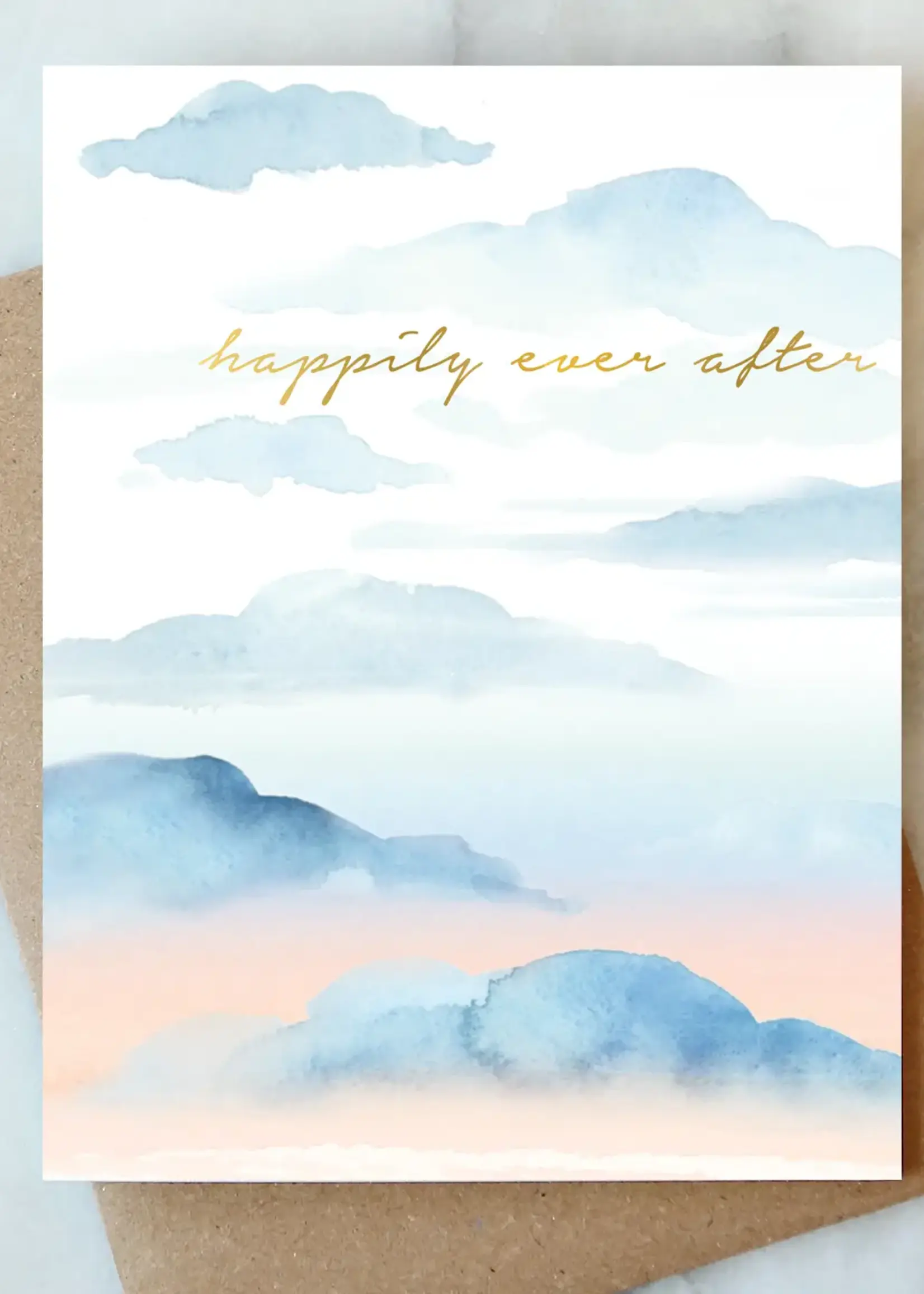 Happily Ever After Greeting Card | Wedding Card