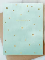 Galaxy Thank You Greeting Card