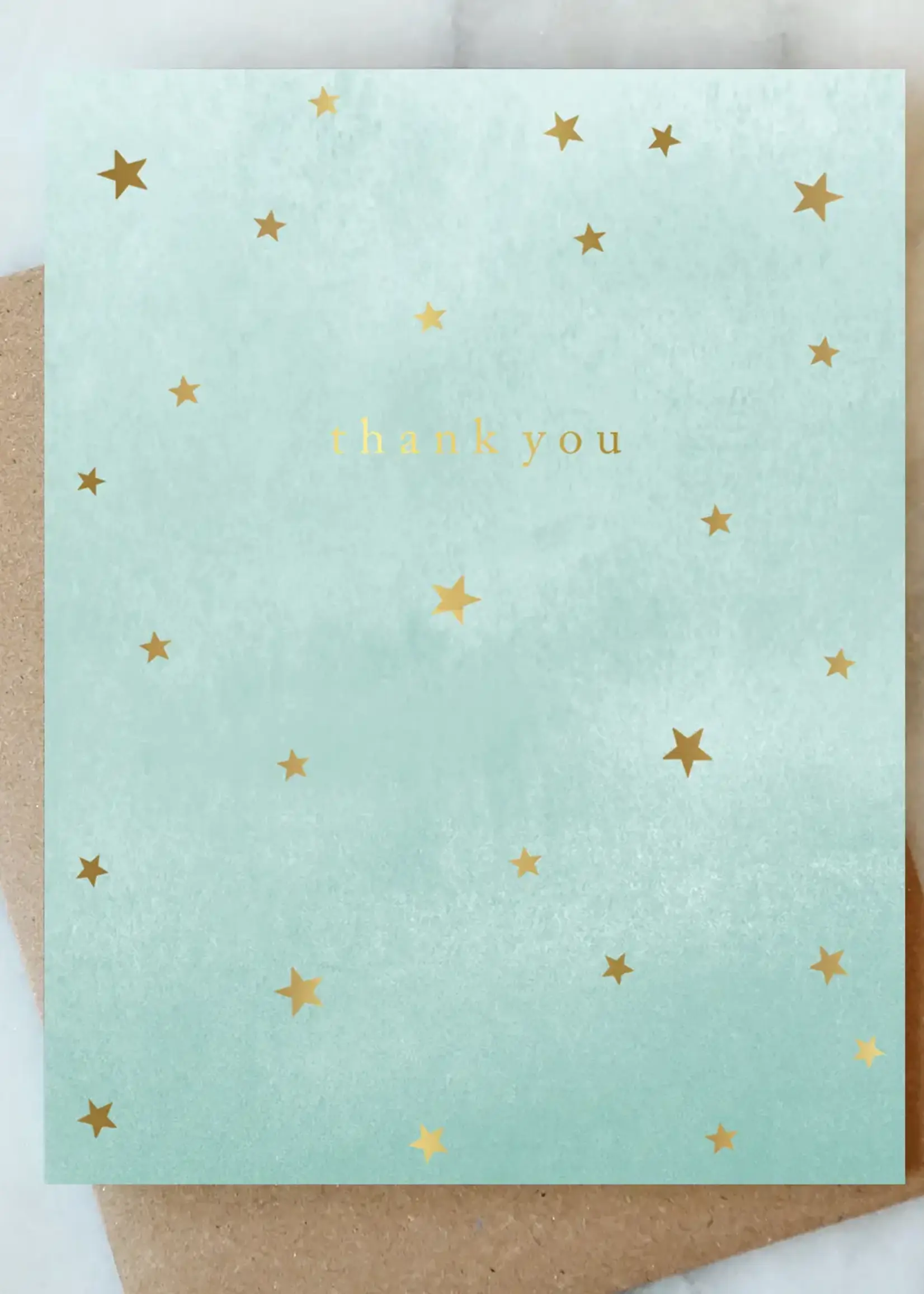 Galaxy Thank You Greeting Card