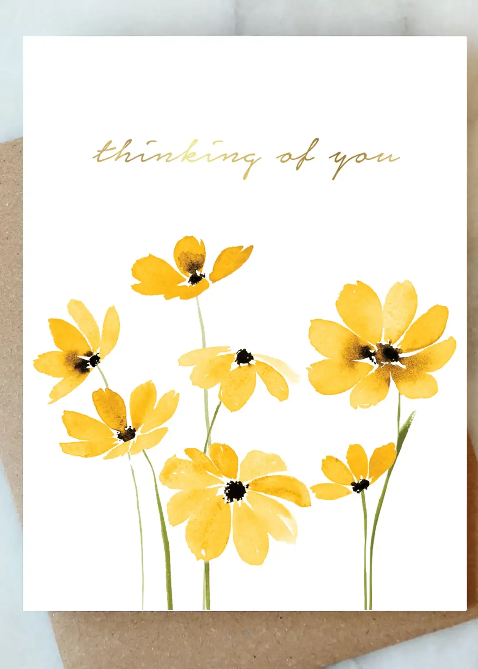 Daisy Sympathy Card - Thinking of You