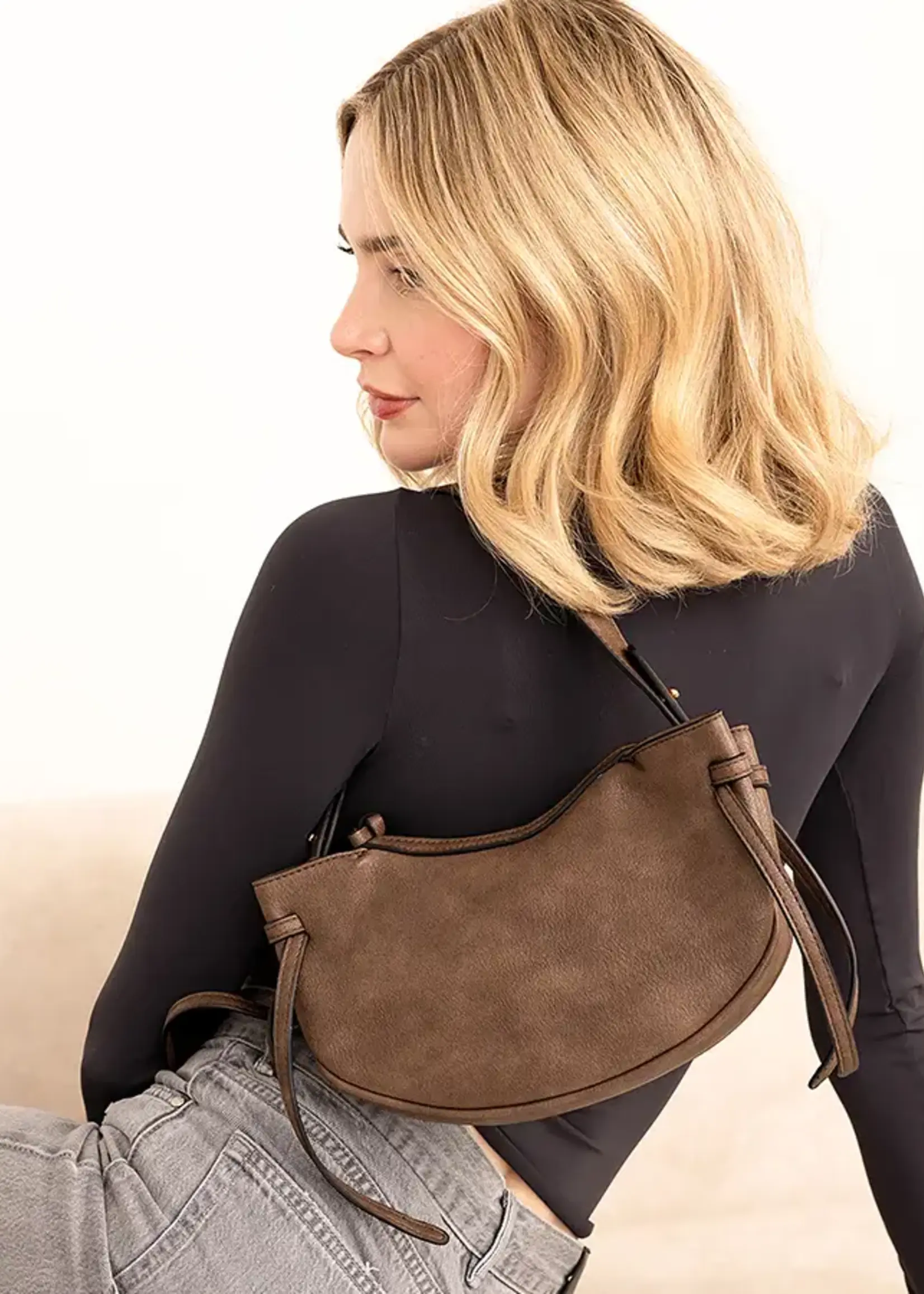Donnatella Distressed Crossbody Bag