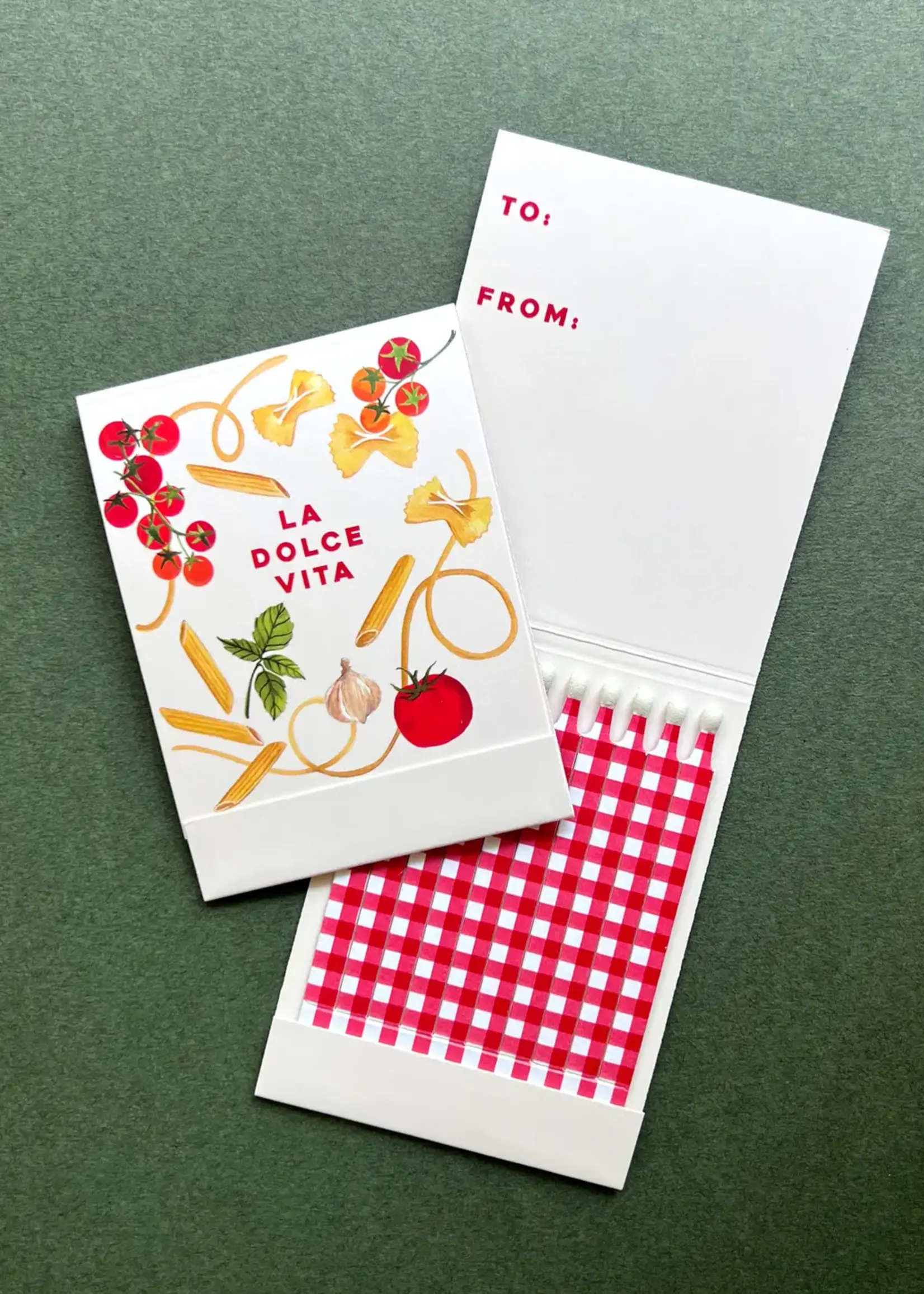 La Dolce Vita Pasta Match Card® | Candle Matches