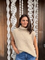 Knitted Slvless Sweater