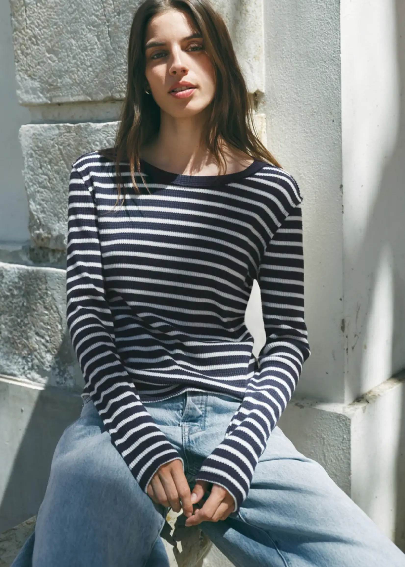 Z Supply Arlet Stripe Thermal Top