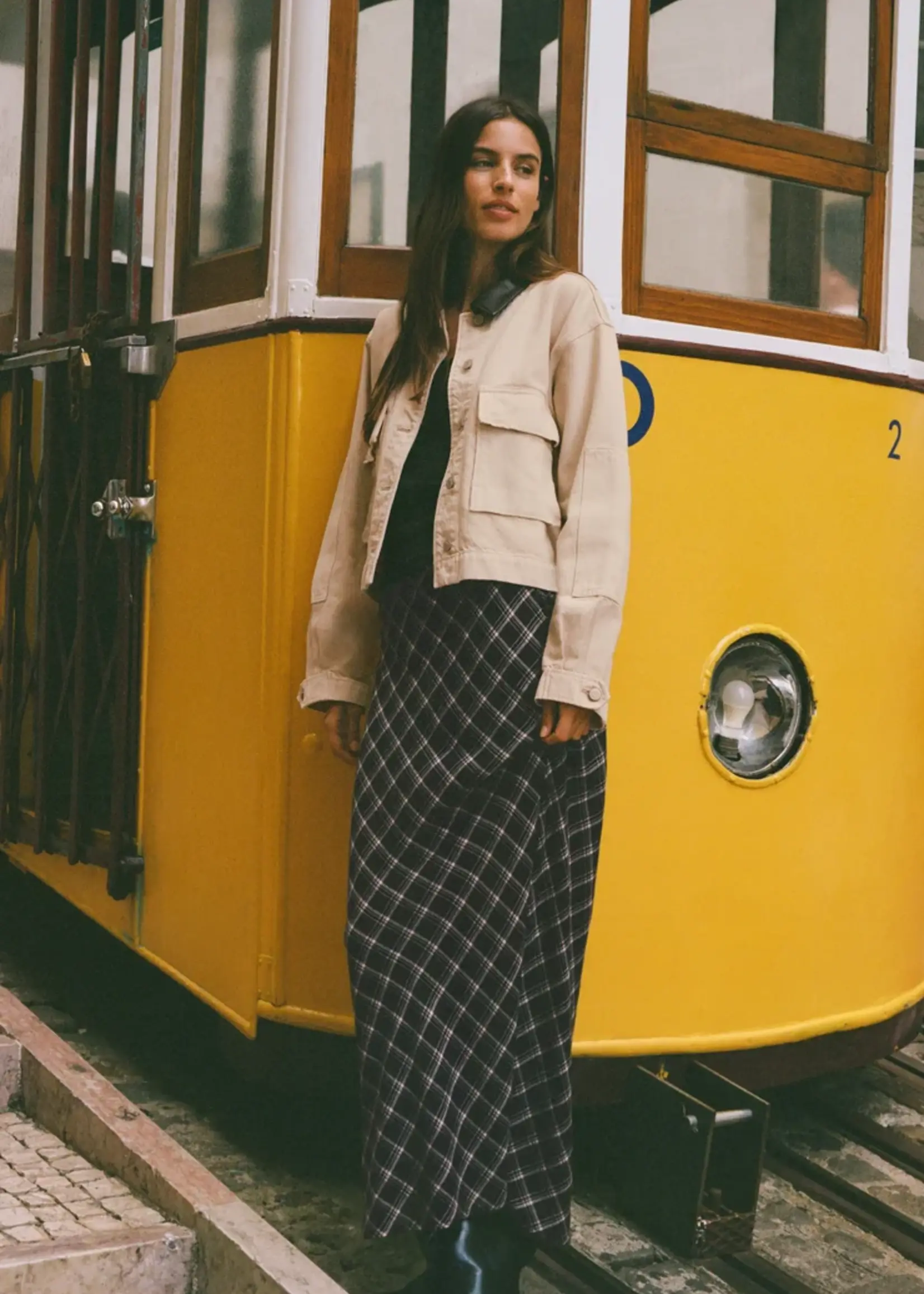 Z Supply Europa Plaid Skirt